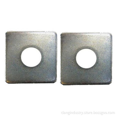 Square washer, made of steel or stainless steel, manufacturer